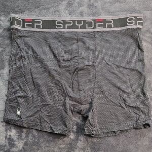 Spyder Black Boxer Briefs with Elastic Waistband